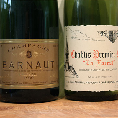 Barnaut Millésime 1999 and Dauvissat Chablis Premier Cru 'La Forest' 2004