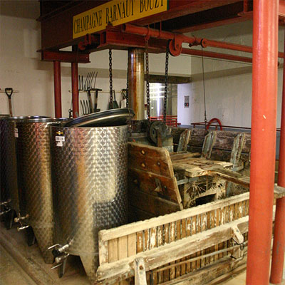 Besides the new press the old one is still in use