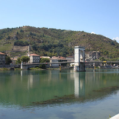 The bridge over the Rhône at Tain l'Hermitage