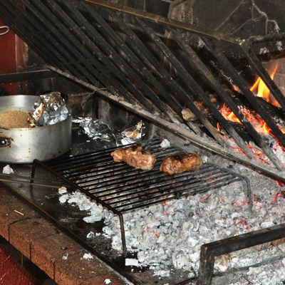 Charcoal-grilled Andouillette