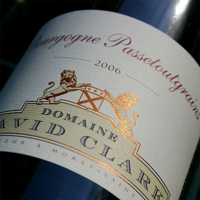 David Clark Bourgogne Passetoutgrains 2006