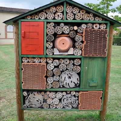One of Guiraud's hotels for insects