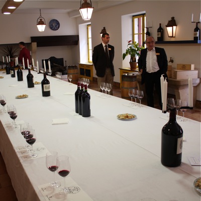 Lafite-Rothschild tasting room
