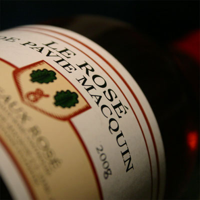 Bordeaux 2008 rosé: le rosé de Pavie Macquin 2008