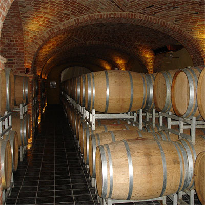 Giovanni Negro's brand new cellar
