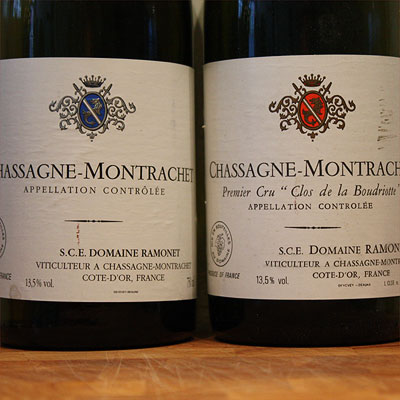 Ramonet Chassagne-Montrachet white and red